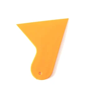 Vinyl Flat Triangle Squeegees with Plastic Handle