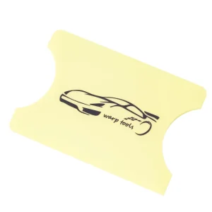 Vinyl Wrap Edge Squeegee Yellow Plastic Scraper Car Window Tint Paint Protection Film Color Change Auto Tool