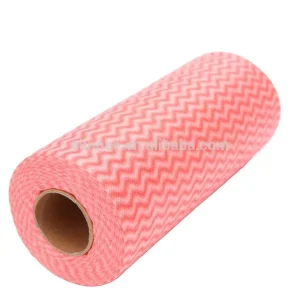 Viscose+Polyester Spunlace Nonwoven Disposable Round Kitchen Cleaning Cloth Wipes