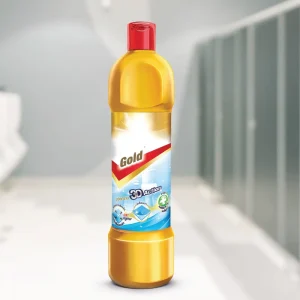 Vixol Gold 900ml Liquid Citrus Fragrance Bathroom Cleaner with 99.9% Germ Killing for Toilet Cleaning