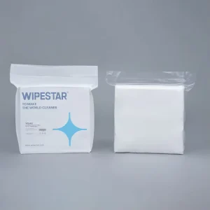 WIPESTAR Non Dust Cloths 9Inch Laser Cut 100% Polyester Super Fiber Cleanroom Wipers for Precision Metal Plating Parts