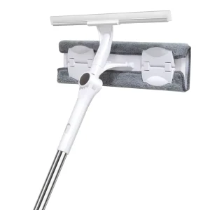 WS373 Telescopic Rod Glass Cleaning Brush Double sided Window Cleaning Wiper Durable High rise Special Cleaning Tool