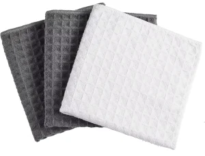 Waffle Cotton Kitchen Tea Towel Dish Towel Napkin Cloth Soft Absorbent Quick-Drying Machine Washable