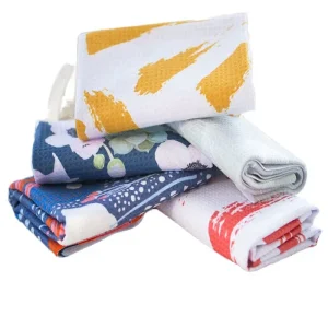 Waffle Kitchen Towel Quick-Dry Absorbent Microfiber Soft Reusable Towel for Dish Drying and Cleaning