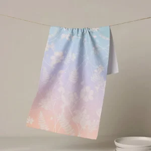 Waffle Weave Kitchen Bar Towel Quick drying and Absorbent with a clear Textured Surface Ideal for Branded Gift Programs