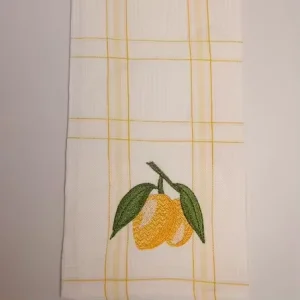 Waffle patterned Tea Towel with Embroidery Customizable with Logo Essential Kitchen Item