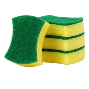 Waist-Shaped Kitchen Sponge Scouring Pad