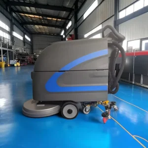 Walk-Behind Battery-Powered Industrial Floor Scrubber and Polisher