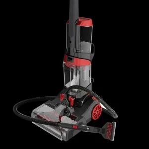 Walk-Behind Electric/Battery-Powered Cyclone Wet/Dry Floor Vacuum Scrubber with HEPA Filter for Household, Garage, and Hotel Use