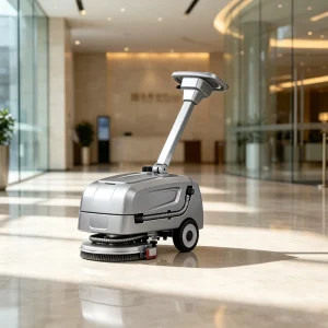 Walk Behind Floor Scrubber Dryer Battery Operated for Factory Hotel Concrete Marble Floors