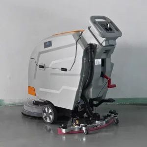 Walk-Behind Floor Scrubber with Washing and Suction Functions