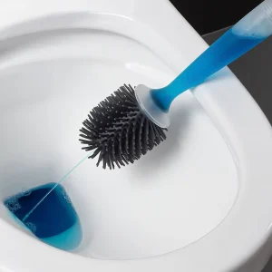 Wall-Mounted Plastic Cleaning Brush with Water Spray