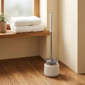 Wall-Mounted Toilet Cleaning Brush Set with Holder for Bathroom