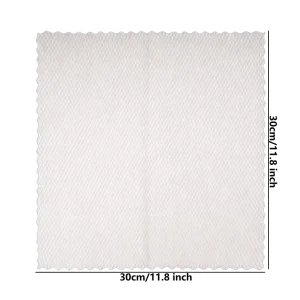 Warp Knitted 270gsm Fish Scale Lace Style Microfiber Wiping Towel Water Absorbent Streak Free Glass Cloth