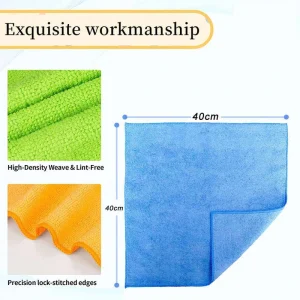 Warp-Knitted Cleaning Cloth, Fast-Drying Multipurpose Household Kitchen Towel