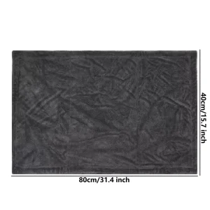 Warp Knitted Microfiber Braided Water Towel Twisted Loop Car Detail Polishing Cleaning Cloth Lint Free Quick Dry