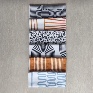 Washable Custom Logo Printing Microfiber Kitchen Tea Towels Dish Cloths Hand Towels for Decor
