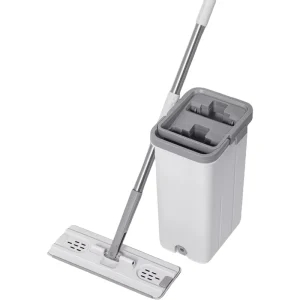 Washable Hands-Free 2-Pad Flat Mop for Russia Market