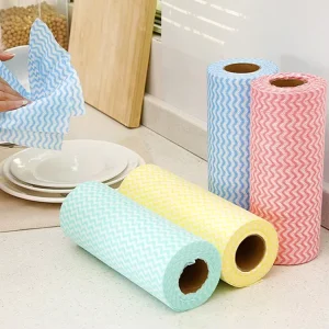 Washable Lazy Dish Cloth Non Stick Oil Super Absorbent Thickened Kitchen Towel Reusable Household Cleaning for Kitchen