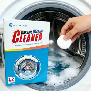 Washing Machine Cleaner Solid Disposable Eco Friendly Deep Cleaning Tablets for Tub Cleaning