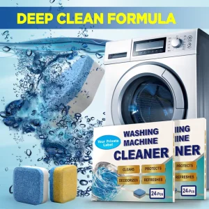 Washing Machine Cleaner Tablet High Foam Effervescent Remove Deep Built up Deodorizer Fresh Machine
