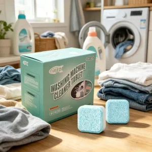 Washing Machine Cleaner Tablets 12-Pack for Front-Load Washers