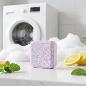 Washing Machine Cleaner Tablets Deep Cleaning Bio-Enzymatic Washer Descaler for HE Front- and Top-Load Machines Bulk