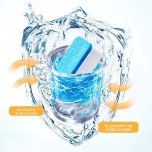 Washing Machine Cleaner Tablets for Front and Top Load Washers Odor and Stain Removal