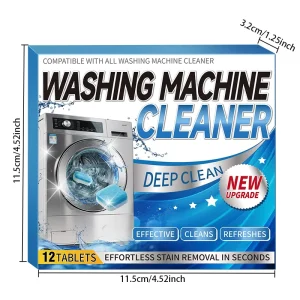 Washing Machine Cleaning Effervescent Tablets for Tub Detergent Residue Removal