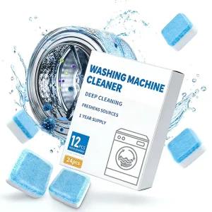 Washing Machine Tub Cleaning Powder and Stain-Removing Cleaner Tablets