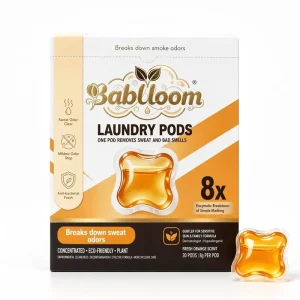 Washing Pods Laundry Detergent Packs in Stock Factory Direct for Smoke Odor Removal Custom Private Label OEM ODM