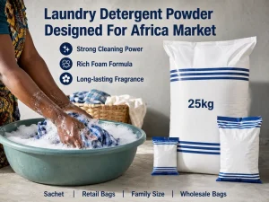Washing Powder Detergent 25kg Bulk Fast Shipping Factory Price High Foam Customization of Floral Active Ingredients