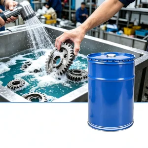 Water-Based Degreaser and Industrial Cleaning Agent for Metal Components and Equipment