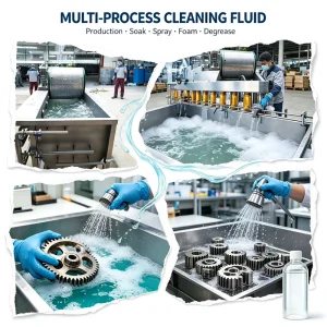 Water-Based Industrial Degreaser and Cleaner for General-Purpose Metal Parts Washing