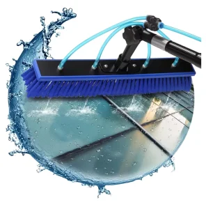 Water Fed Aluminum Alloy Telescopic Pole Kit Adjustable Solar Panel Cleaner Tool Set Brush Window Cleaning Equipment