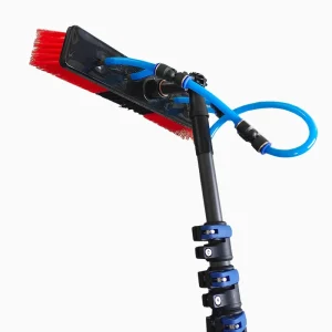 Water Fed Lightweight High Strength Window Cleaner Solar Panel Cleaning Brush Carbon Fiber Telescopic Cleaning Tool