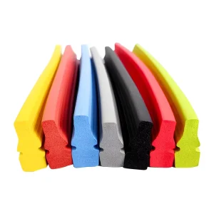 Water Rubber Strip Squeegee Cleaning Scraper Sponge Water Scraper Strip Oil resistant Cleaning Rubber Strip Nitrile Broom Blade