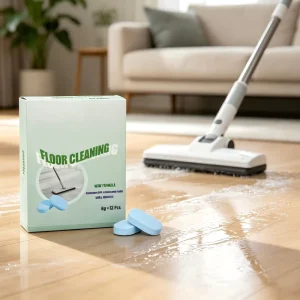 Water-Soluble Floor Cleaning Tablets for Hardwood and Tile