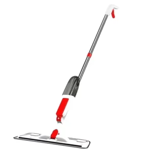 Water-Spraying Handheld Microfiber Stainless Steel 360 Spin Mop