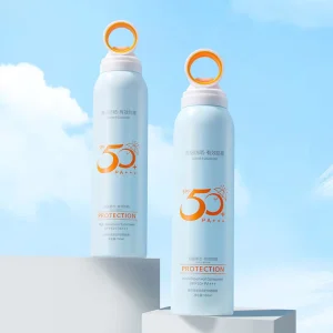 Waterproof Chemical Vegan Mineral SPF50+ PA+++ Reef Safe Private Label OEM Face Sunscreen Spray for All Skin Types
