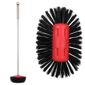 Waterproof Cleaning Brush with Long Handle and Stiff Bristles