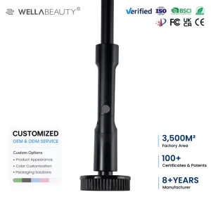 Waterproof Long Reach Extension Pole Automatic Rotating Window Tile Wall Shower Professional Cordless Electric Cleaning Brush