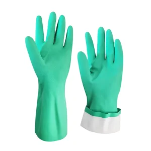 Waterproof Nitrile Latex Rubber Household and Industrial Safety Gloves, Oil Resistant, Nonslip