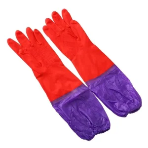 Waterproof Oil-Resistant Latex Cleaning Gloves for Household Use