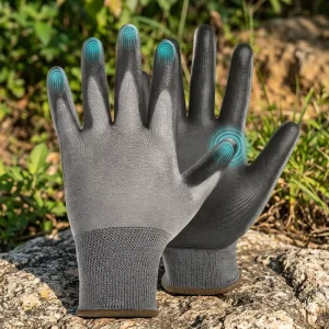 Waterproof Palm Dipped Latex Coated Work Gloves Anti slip Protective Gloves for Professional Janitorial and Hygiene Services