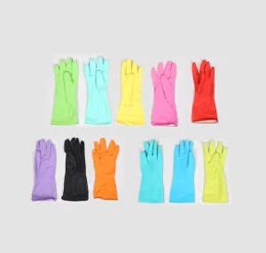 Waterproof Rubber Gloves for Household Dishwashing and Cleaning