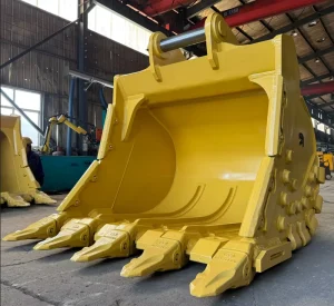 Wear Resistant Steel Rock Bucket for EC460 45-50 Ton Excavator Mine Duty Digging Bucket for Quarrying and Mining