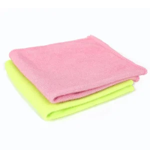 Weft-Knitted Microfiber Cleaning Cloth with PP Yarn