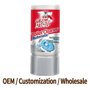 Weifu Automatic Eco Friendly Toilet Cleaner Liquid Lemon Scent Blue Bubble Decontamination Deodorize Light Aroma Treasure 350ML