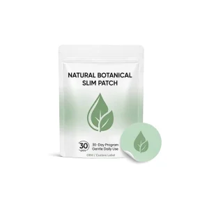 Weight Patches Natural Plant Ingredients Vegan Shape Unscented for Men Women’s Body Care 30 Count All Skin Types